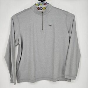 Texas Standard Shirt Mens 3XL Performance‎ Hybrid Quarter Zip Pullover Gray